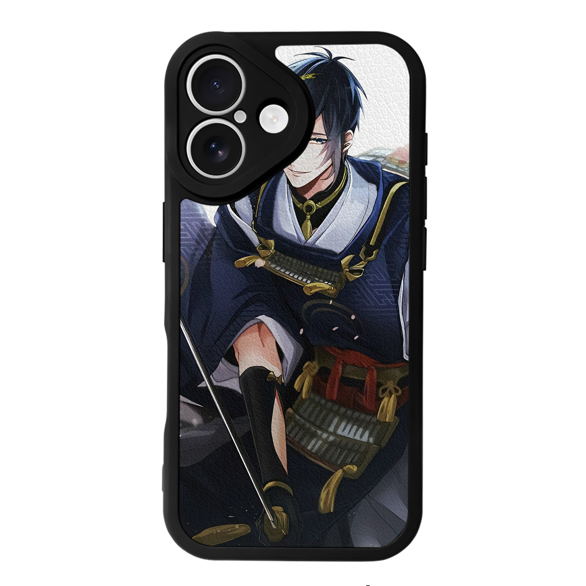 （画像用） 刀剣乱舞 Touken Ranbu 【iPhone 16シリーズ対応】シリコンスマホケース（レザー調） 材質：シリコン